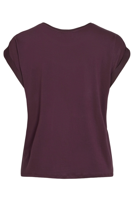 Vila viellette s/s satin top - noos